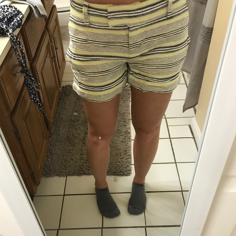 Loft Rivera Shorts Yellow and White Stripe ❤️